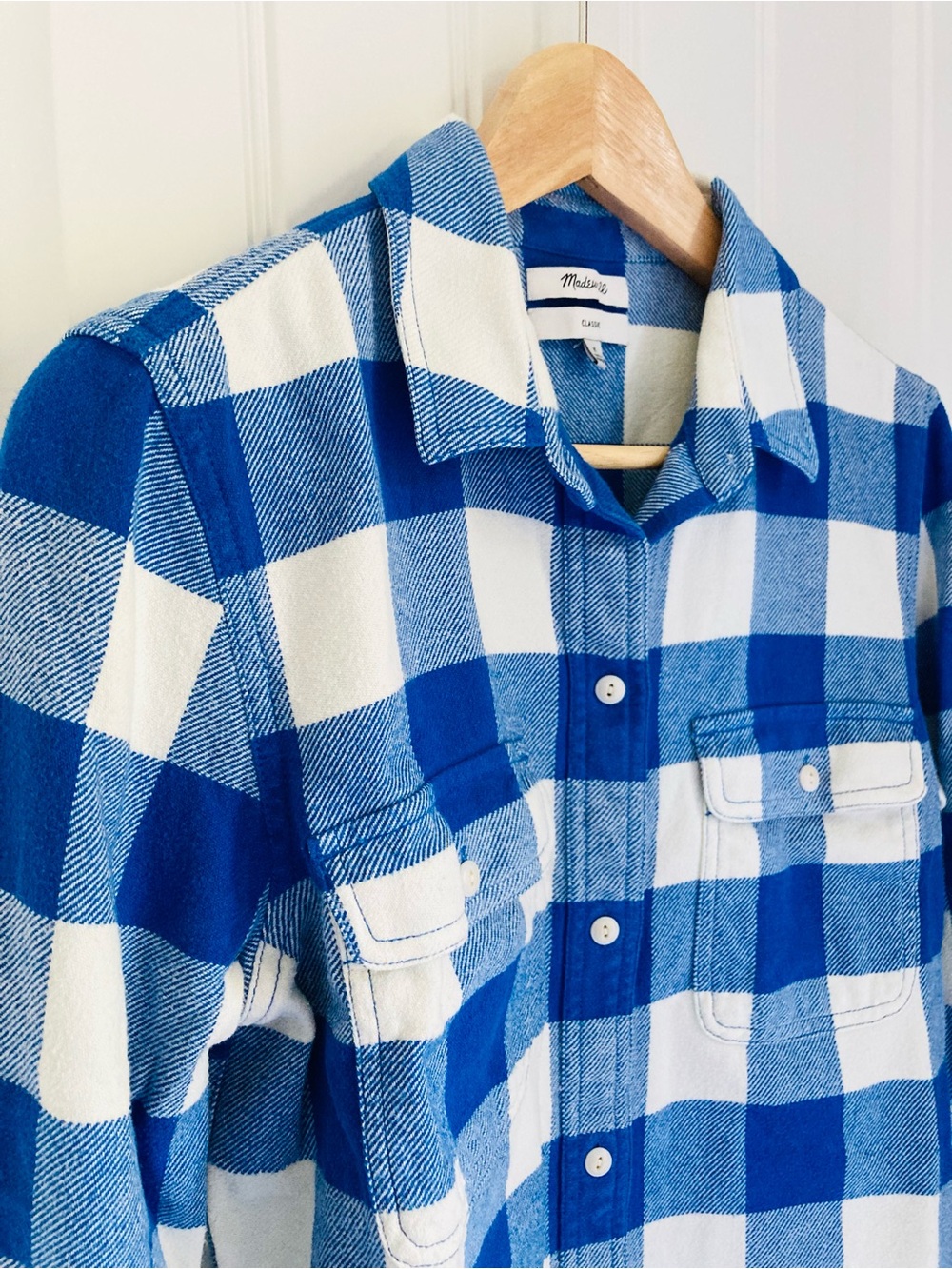 Madewell Flannel Boyfriend Plaid Button Down | M